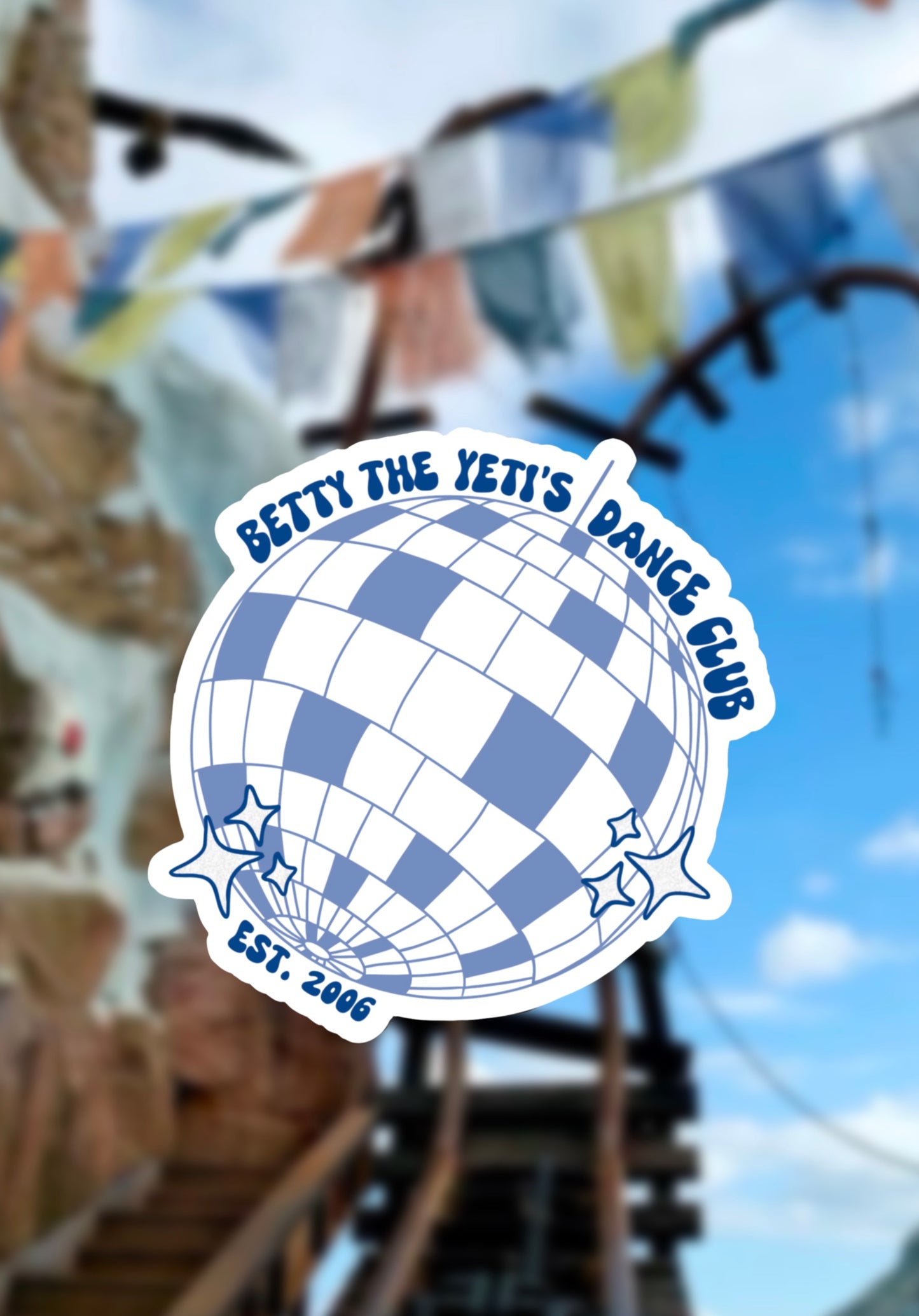 Disco Yeti Sticker