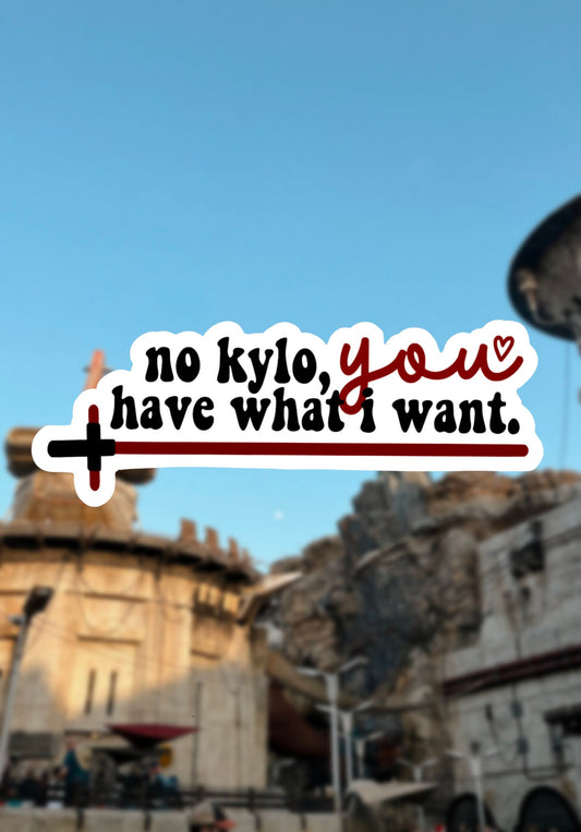 No Kylo Sticker